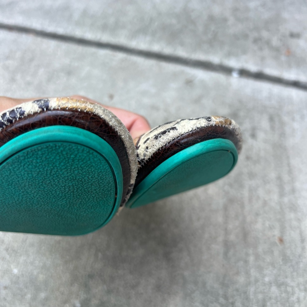 Tieks Snakeskin Patterned Ballet Flats - Picture 4 of 7